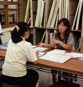 個人面談の様子