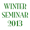 2013 Winter Seminar