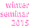 2015 Winter Seminar