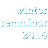 2016 Winter Seminar